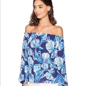 NWT Lilly Pulitzer Lou Lou Top Medium